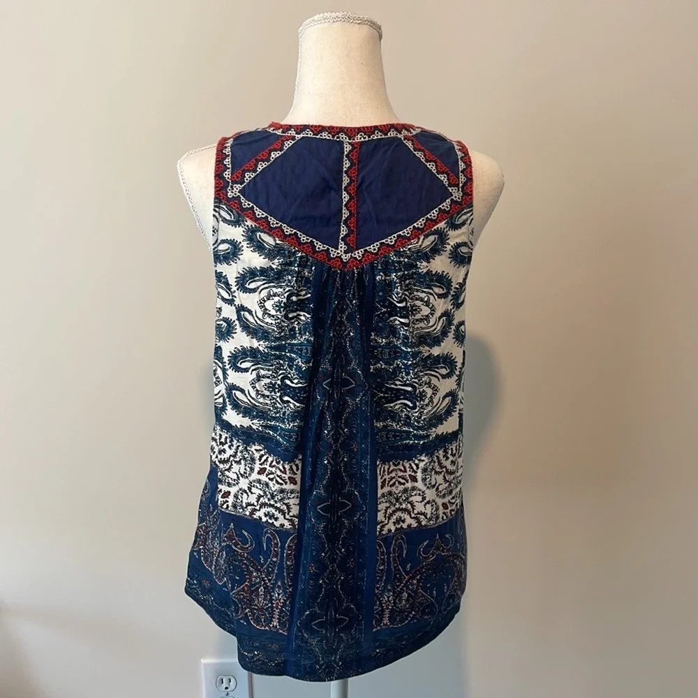 Lucky Brand Sleeveless Bohemian Top, size small - Picture 3 of 7